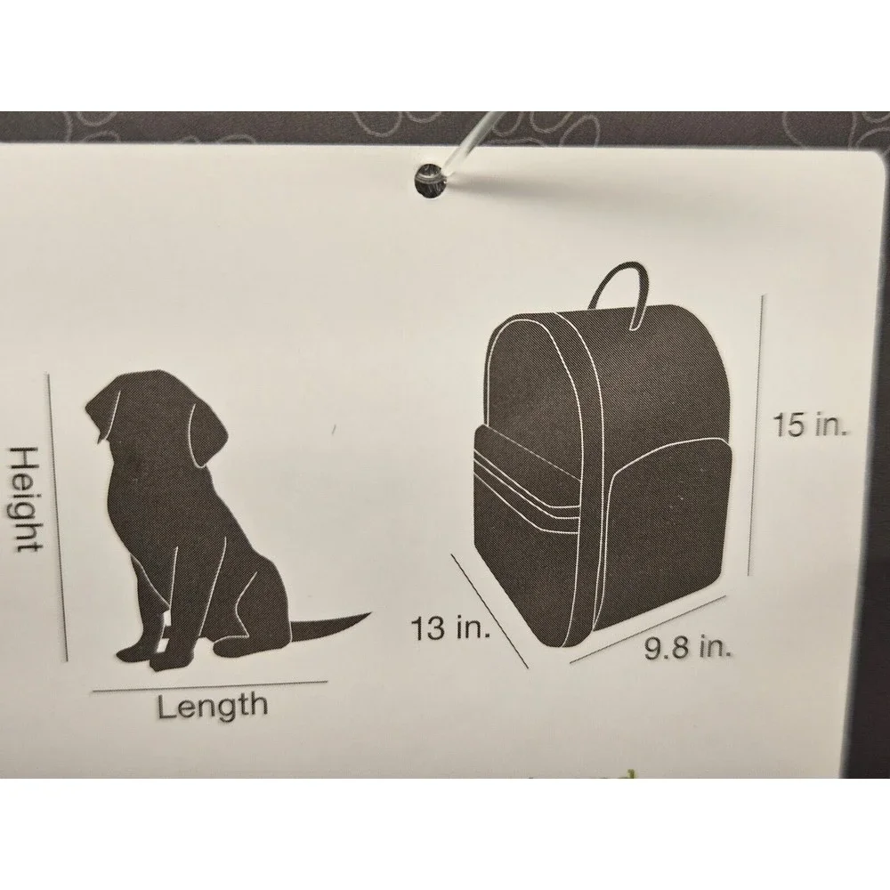 NIB Friends Forever Small Dog Cat Pet Carrier Backpack Pockets Adjustable Straps